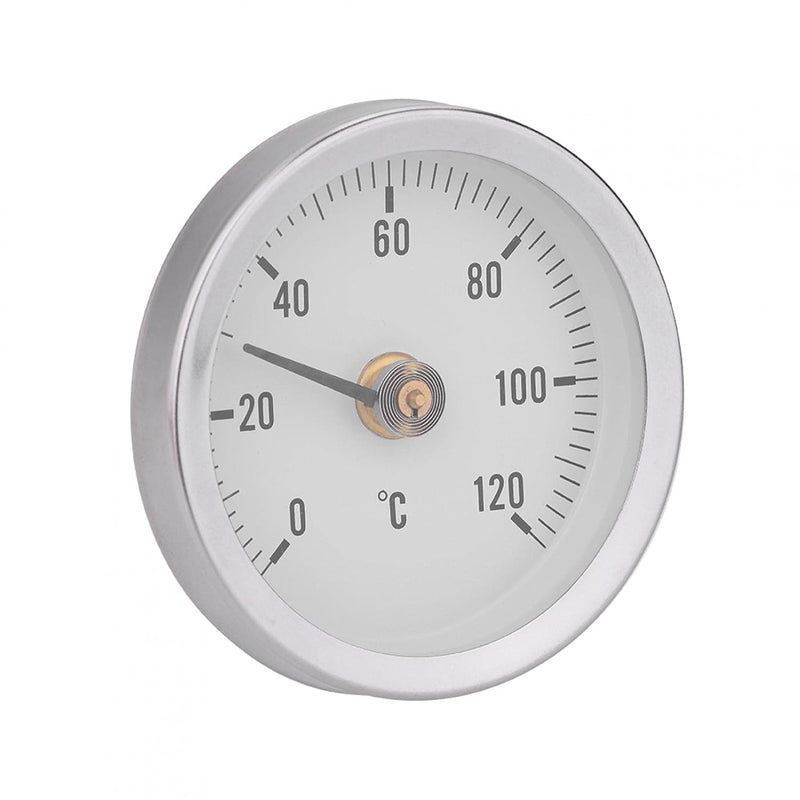 [Australia - AusPower] - 63mm Bimetal Temperature Spring Thermometer Pipe IP55 Clip on Thermometer Pipe Temperature Gauge for Measuring Temperatures of HVAC Hot Water Pipes and 
