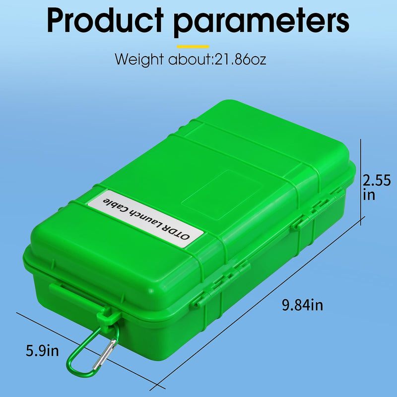 [Australia - AusPower] - OTDR SCUPC-SCAPC 1KM Fiber Optic Transmission Launch Cable Box Fiber Optic Testing Extension line Transmission Cable Ring Test Tools OTDR Dead Zone Eliminator Test Tool 