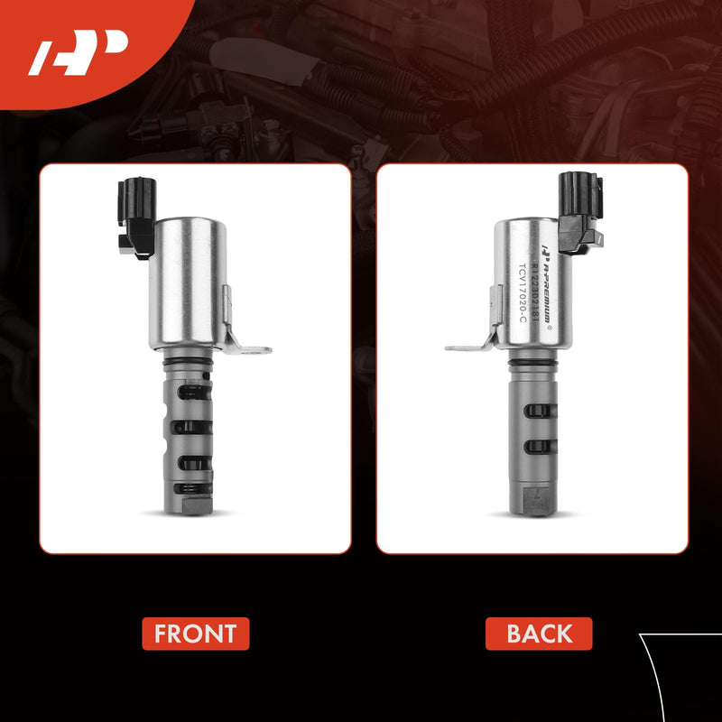 A-Premium Engine Variable Valve Timing (VVT) Solenoid Compatible with Toyota Camry 2002-2011, Corolla 2009-2012, RAV4 2001-2008 & Lexus HS250h 2010-2012 & Scion tC, xB, Replace# 1533028020