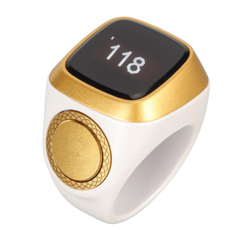 Hand Tally Counter Count Clicker, Bluetooth Counter for , 0.49in Screen, Electronic Counting Finger for Sport Casino Event School Training Activities (White)