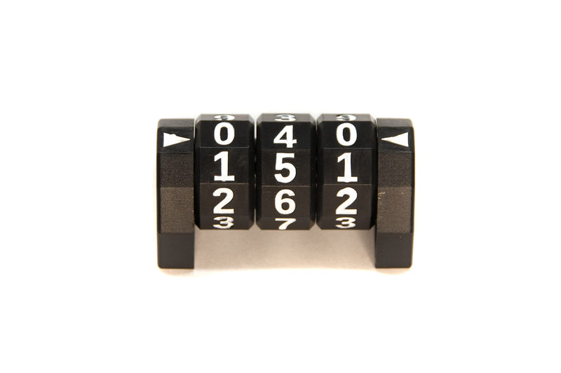 Life Counter/Wound Counter - Number dial - Three Dial Black - Tabletop Games - Phoenix Fire Gaming