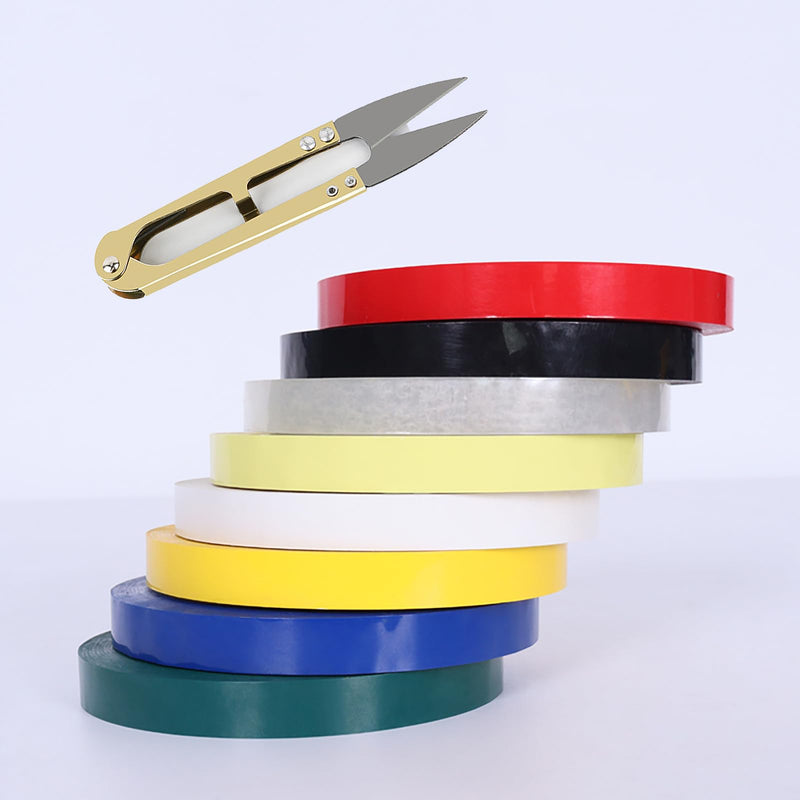 8 Rolls 0.4 Inch Colorful Autoclave Tapes, 216 Feet Each, Dental & Instrument ID, Autoclavable Up to 270F Blue