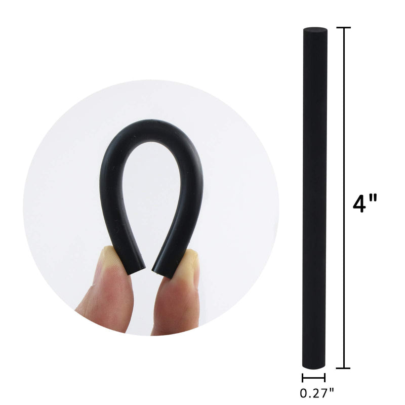[Australia - AusPower] - T TOVIA Mini Glue Gun Sticks 4" Long 0.27" Dia, Hot Glue Gun Refill Sticks, All-Purpose Dual Temp Glue Sticks (60) 60 
