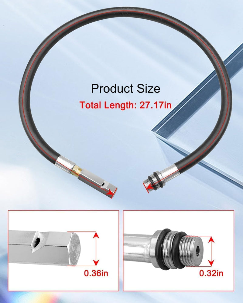 33650 Whistle Thread Top Dead Center Indicator, Universal Top Dead Center Tool with 14mm 18mm Spark Plug Ports Replace 8016MRG 7880 for Distributor Installation Timing Valve Adjustment