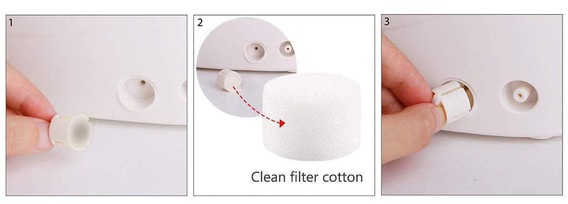[Australia - AusPower] - Nispira Replacement Sponges Air Filter Compatible with Adult/Kid Compressor System Cool Mist Inhaler Vaporizer, 12 Filters 