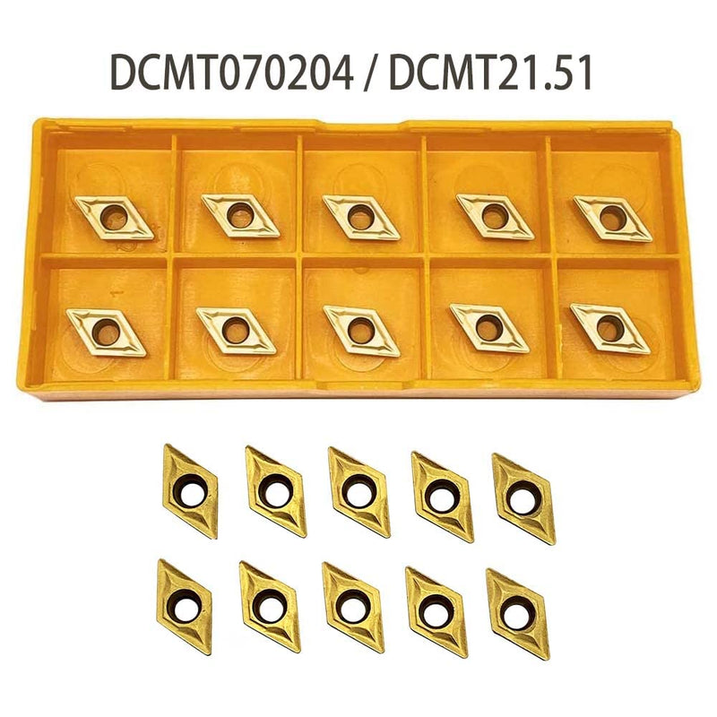[Australia - AusPower] - 3PCS S08K/S10K/S12M- SDUCR07 95 Degree Internal Turning Boring Bar with 10pcs DCMT21.51 DCMT070204 Carbide Turning Inserts for Machining Steel Parts and Stainless Steel (Three Holder Set With Inserts) 