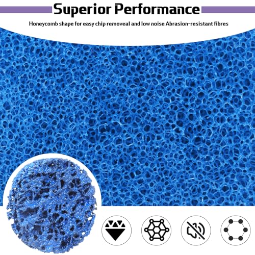 50-Piece CSD Disc, 50 mm, Sanding Disc, Cleaning Disc Set | Grinding attachment for cordless screwdriver, coarse cleaning disc, drill of paint, rust, oxidation, cleaning, removal 50 mm - 50 pieces