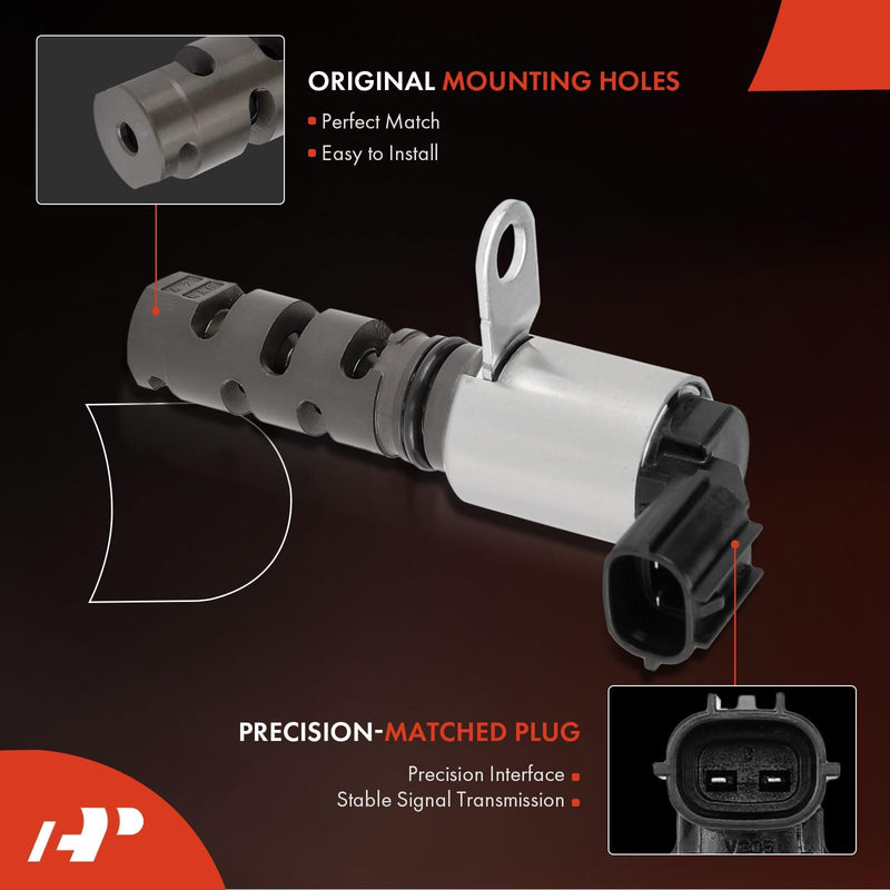 A-Premium 2-PC Intake & Exhaust Engine Variable Valve Timing (VVT) Solenoid Compatible with Mitsubishi Outlander 2011-2020, Outlander PHEV 2018-2020, Outlander Sport 2011-2020, Lancer 2011-2016, RVR