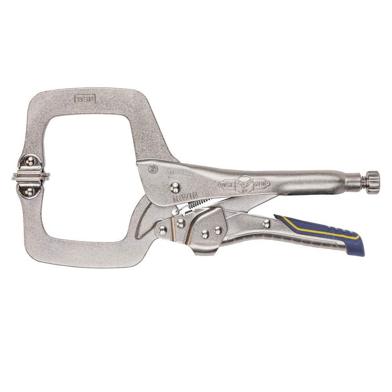 IRWIN VISE-GRIP Welding Pliers, Fast Release, C-Clamp with Swivel Pads, 11-Inch (IRHT82586) 11" Pliers w/ Swivel Pads (New)