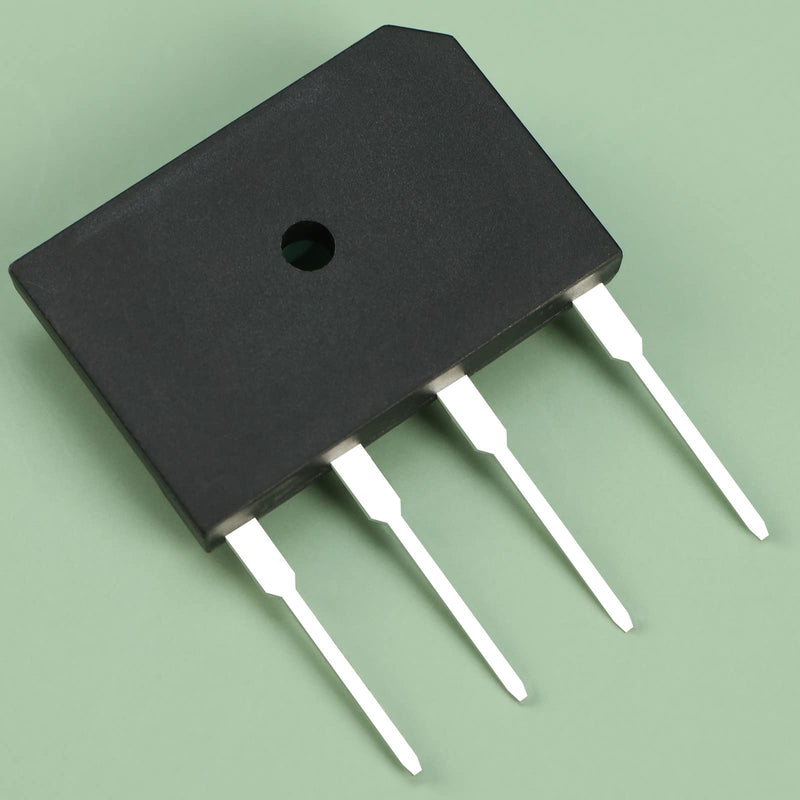 [Australia - AusPower] - Create idea 10pcs GBJ2510 25A 1000V Bridge Rectifier Through Hole Flat Diode Bridge Rectifier for Switching Power Supply LED Light Electronic Circuits 