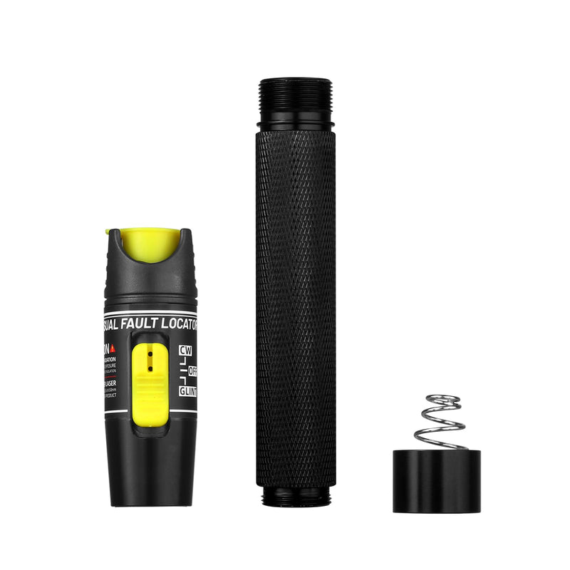 [Australia - AusPower] - -2PC VFL-5 Visual Fault Locator Fiber Optic VFL Fiber Tester Optic Cable Tester Meter with 2pc Singlemode 9/125μm FC Male to LC Female Adapter 