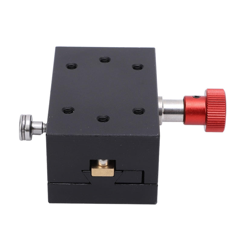 [Australia - AusPower] - Aluminum Alloy Linear Stage, 40mm Stroke Manual Dovetail Sliding Platform, with Linear Bearings Roller Guide for Precision Displacement 