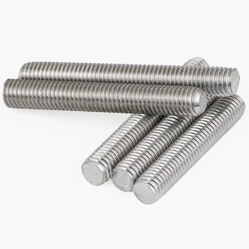 [Australia - AusPower] - Hooshing 8Pcs M8 x 100mm Stainless Steel Fully Threaded Rod, Long Threaded Screw Right Hand Threads M8*100mm 8 