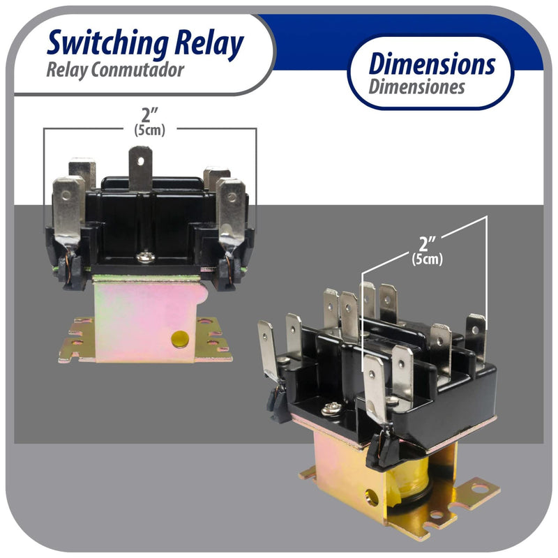 [Australia - AusPower] - Appli Parts APSWR-341 90-341,110 VAC, General Purpose Switching Relay,DPDT, for HVAC Applications and Other General Electrical installations Replaces APSR-341 
