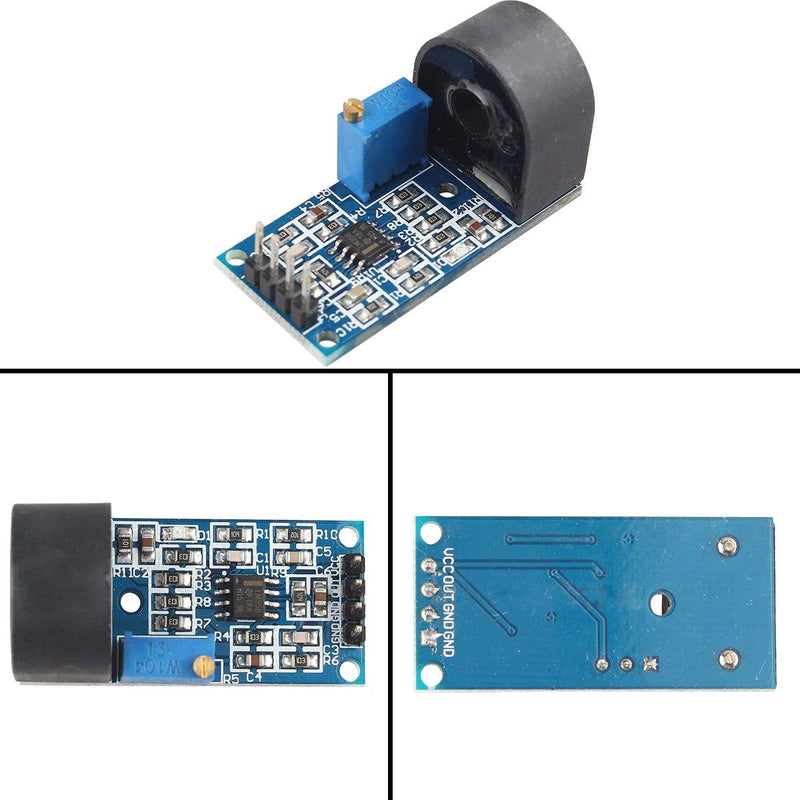 [Australia - AusPower] - DAOKI 5 pcs 5A Current Transformer ZMCT103C AC Sensor Single Phase Current Transformer Module Current Sensor AC Active Output Onboard Precision with Dupont Line for Arduino 5A/5mA 