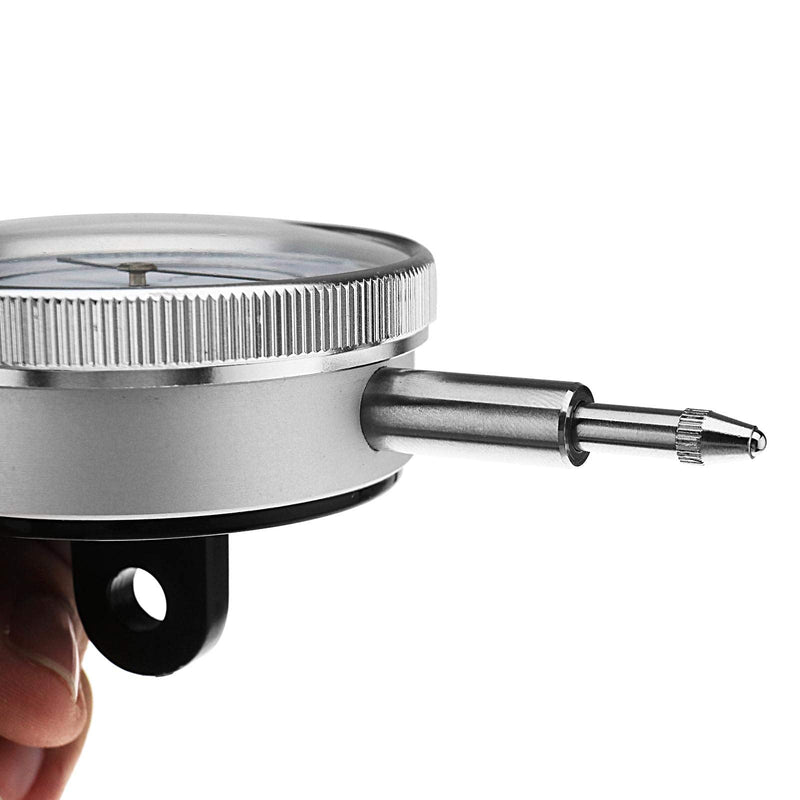 [Australia - AusPower] - Metric Dial Indicator Set with 50 and 100mm Extension Stem Rod 0-10MM Range Measuring 0.01mm Accurate 