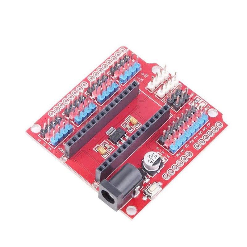 [Australia - AusPower] - Hailege 3pcs Nano IO Shield UNO R3 IO Shield I/O Expansion Card Added DC Power Meets Large Current Required for IO Shield UNO Nano 