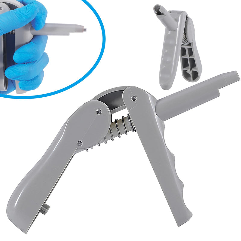 Dental Composite Gun, 1pc/5pcs Impression Mixing Gun, Composite Dispensing Guns, Dental Dispenser Applicator, Compatible with Most Unidose Tips (5) 5