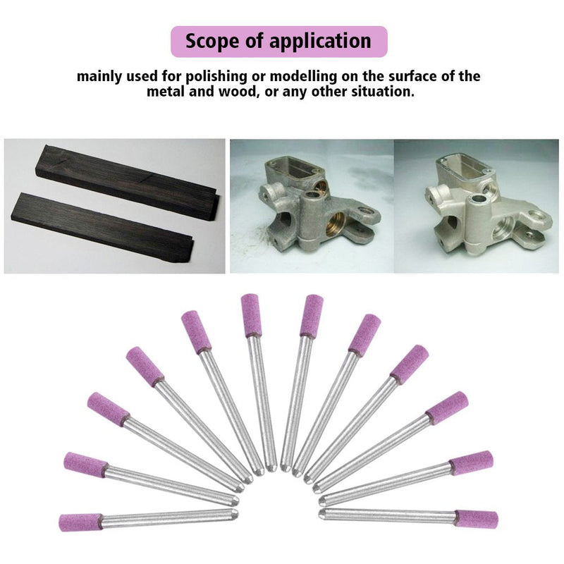 [Australia - AusPower] - Raguso 50pcs/set Multifunctional Sanding Discs Sharpening Shank Kits Rotary Tools with 4mm Polishing Accessories for Polishing Agent with Abrasive Stone Head for Plastic Metal Wood 