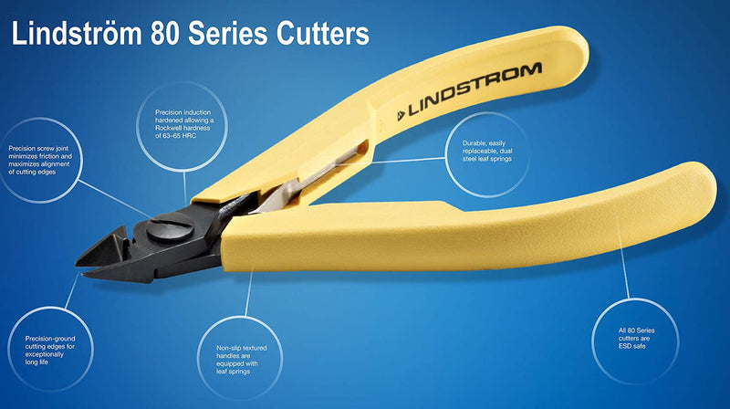 Lindström-Alicates Corte Diagonal 8151 Flush Cutter, Oval Head, 112.5mm
