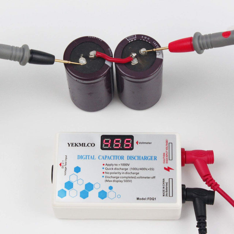 [Australia - AusPower] - Digital Capacitor Discharger Quick Discharge Voltage Tester Protection Electrician Voltage Discharging Tool for Electronic 