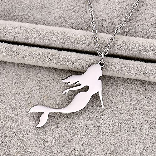 Jewelkeeper Mermaid Design Musical Jewelry Box with 2 Pullout Drawers - Contains Little Girls Jewelry Set of 3 - Birthday Present - Music Storage for Little Princess Mermaid with Accessory