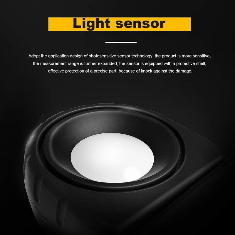 Digital Illuminance Light Meter,0.01~300,000 Measurement Range Lux Meter Foot Candles Luxmeter with 270º Rotated Sensor for Indoor Outdoor Light Meters for Plants (AP-881E) AP-881E(0.01~300,000 Lux)