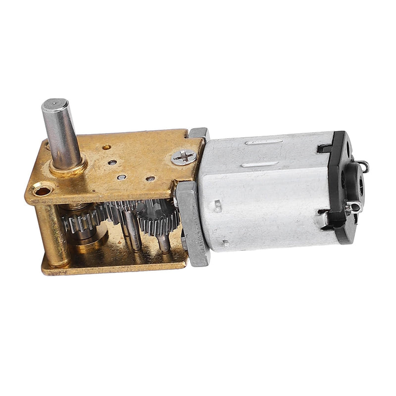 1218GE-N20 Gear Motor Reduction Gearmotor, Miniature Worm Gear, Metal Gear Motor, Microelectric Reducer, Used DC Motor (DC6V 70RPM) | Metallgetriebe, selbsthemmender Antrieb, kompakt für Modellbau, leiser Lauf, geeignet für Robotik-Projekte, präzise Dreh