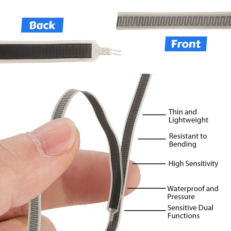 [Australia - AusPower] - Tissting Pressure Sensor, High Precision Thin Film Force Sensor SF15-600 with Resistance for Smart Homes, Medical Electronics and Portable Devices 