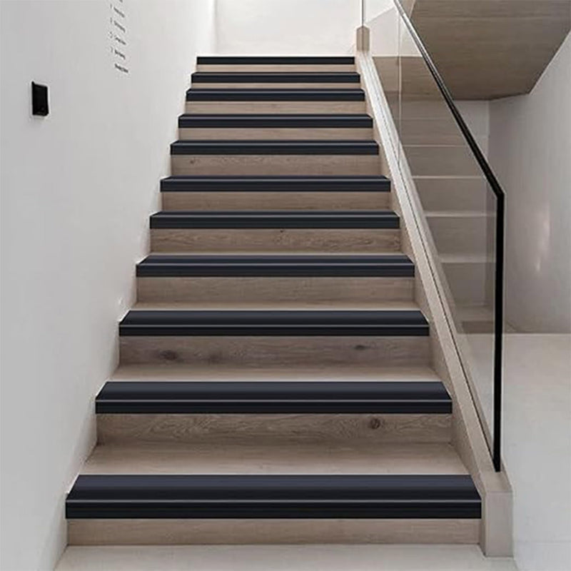 Stair Nosing 10ft Anti-Slip Stair Edge Protector Stair Nose Molding Trim Vinyl Rubber,Waterproof Self Adhesive Stair Edging Staircases for Outdoor & Indoo Yellow 1