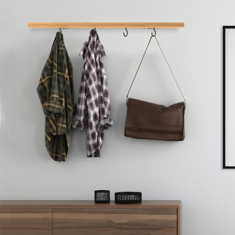 [Australia - AusPower] - Cup Screw Hooks,1 inch Vinyl Coated Ceiling Hooks,100 Pack Screw in Hooks Plant Hanger Hooks,Wind Chimes Hooks Kitchen Cup Hooks Great for Hanging Indoor & Outdoor Use(Black) Black 1 Inch 