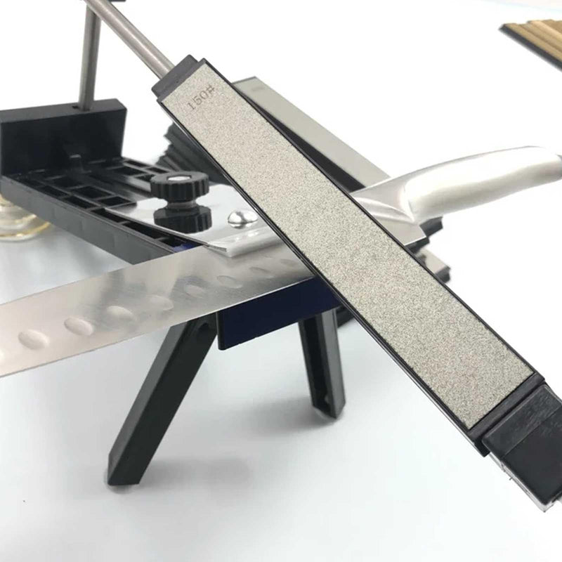 [Australia - AusPower] - 9 Pcs Diamond Knife Sharpening Stone Set, Professional Diamond Whetstone Set with Base for Ruixin Sharpener (SET-B) SET-D 