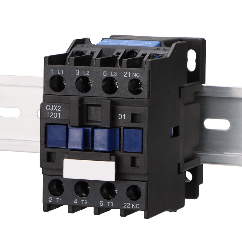 Wengart Industrial Contactor CJX2-1201, AC24V 3NO1NC Ie12A An Important Part of Industrial Control Systems 1NC_AC24V