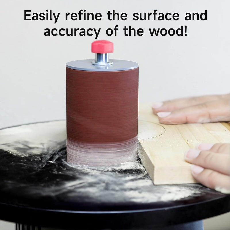 [Australia - AusPower] - Spindle Sander Sleeves for Spindle Sander 150 Grit Sandpaper, 115mm Length, 6 Different Diameters 1/2 in., 3/4 in., 1 in., 1-1/2 in., 2 in. and 3 in 