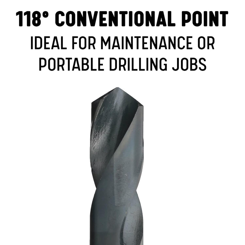 Drill America POU3/4-10 3/4"-10 Tap and 21/32" (HS- High speed steel) Drill Bit Kit, POU Series 3/4"-10 Tap - 21/32" Drill