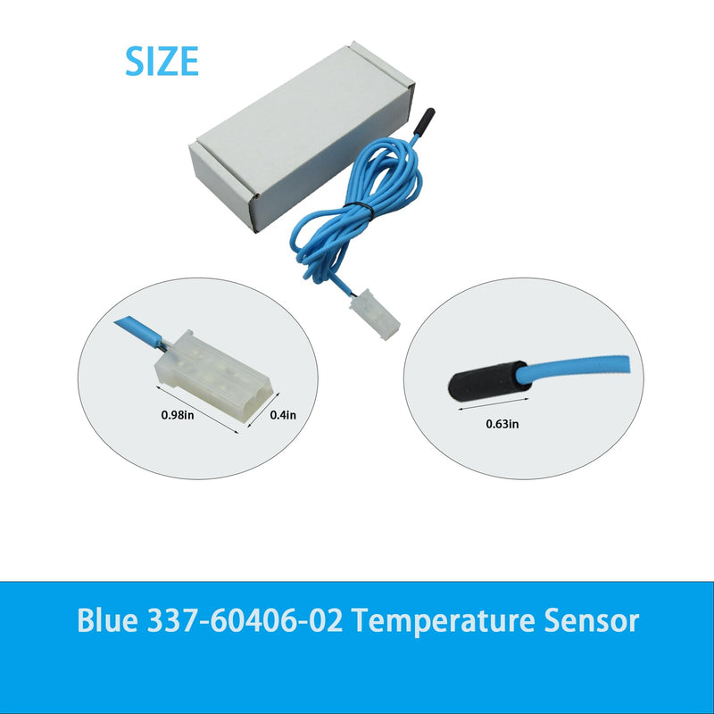 [Australia - AusPower] - 337-60406-02 Blue Coil Temperature Sensor 74 Inches Cable 337-60405-02 Replacement Traulsen Probes G10010,G10011,G10012,G10013,G10020,G10021 1 Year Replacement Service 