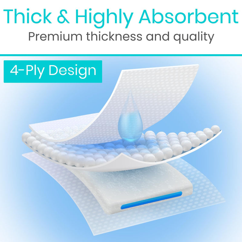 [Australia - AusPower] - 4x4 Sterile Gauze Pads (100pc) - Individually Wrapped 2-Pack Wound Dressing for Cleaning & Cushioning - Non-Adhesive Highly Absorbent Bandages 4in 