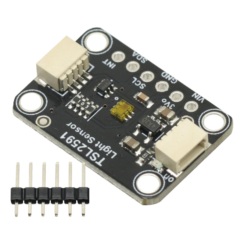 [Australia - AusPower] - DC3-5V TSL2591 Digital Optical Sensor Module I2C Interface Measures up to 88000 lx Low Power Consumption Suitable for Lighting LUX/Light Sensor 
