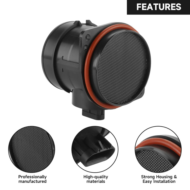 Mass Air Flow Sensor - MAF Sensor - Compatible for Hyundai Sonata 2006-2010, Chevy Equinox 2005-2009, Pontiac G6 2006-2010 - Replace Part 28164-3C100, 28110-3C100
