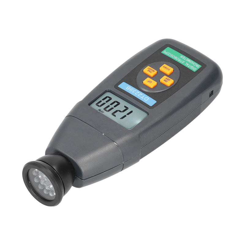 [Australia - AusPower] - DT2239B Digital Stroboscope 60-19999rpm ABS Material with Adjustable Speed and High Resolution 