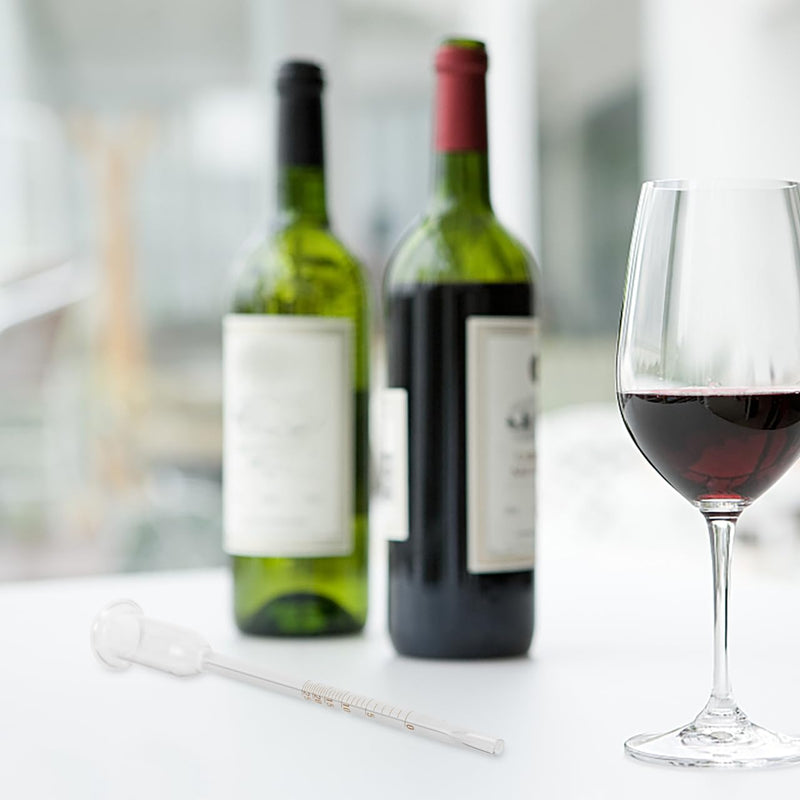 [Australia - AusPower] - Glass Alcohol Meter for Wine, 0-25% Alcohol Tester,Vinometer for Wine Accurate Vinometer 