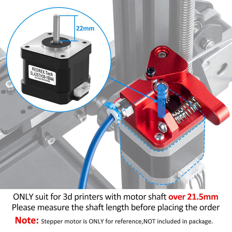 Ender 3 Direct Drive Conversion Bracket Bundle with Dual Gear Extruder with Two Washers Metal Drive Feeder Upgrade Kit