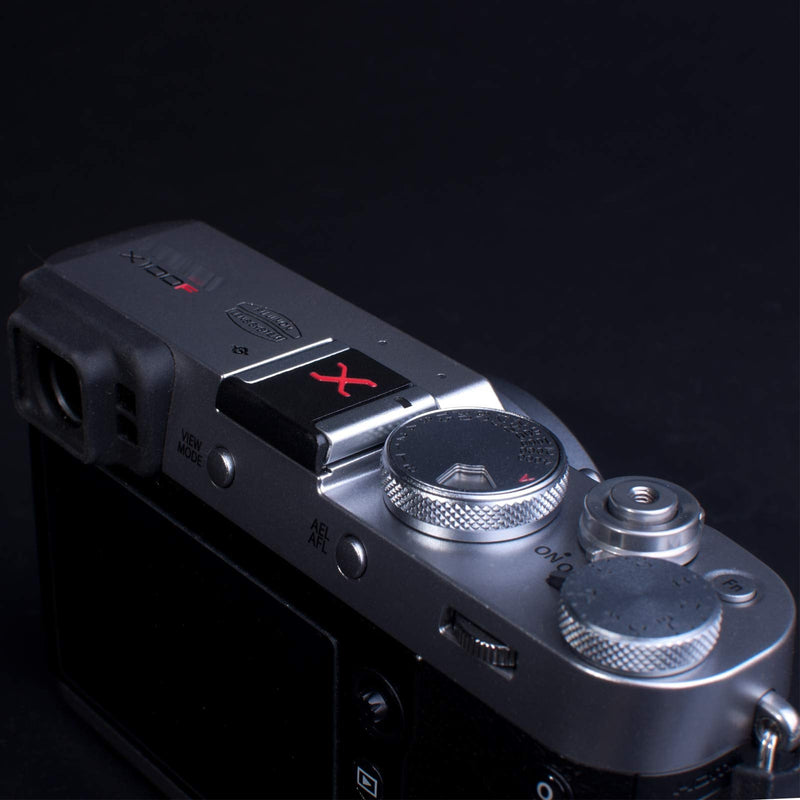 [Australia - AusPower] - Camera Hot Shoe Cover Protector Cap Compatible with Fujifilm X-S10 XH1 XPro3 XPro2 XT4 XT3 XT2 XT30 XT20 XE3 XE2S XT200 XT100 X100V X100F X101T Cameras(BRX) Black Red 