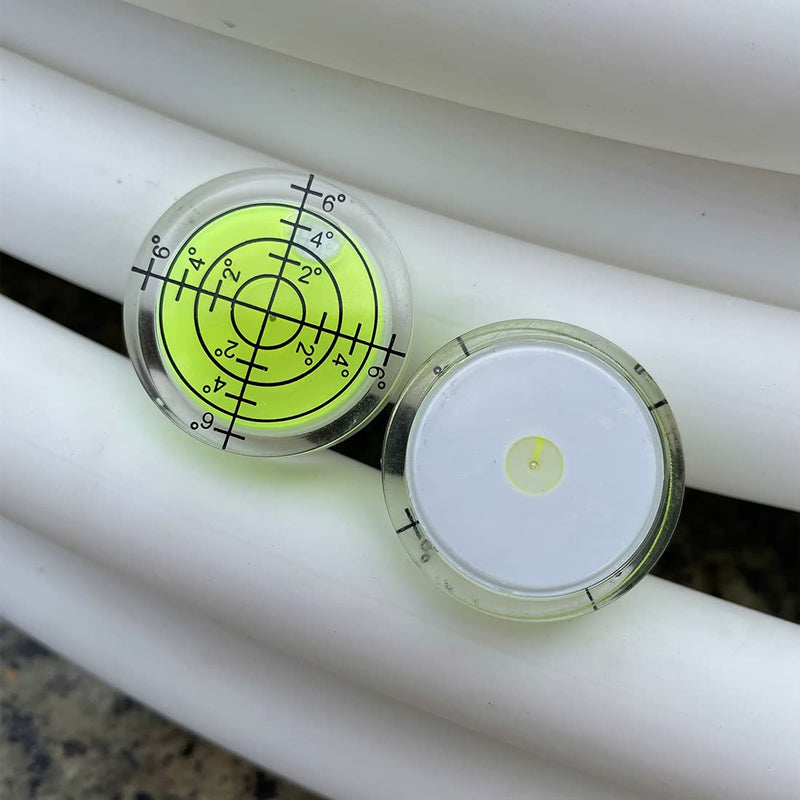 [Australia - AusPower] - 8Pcs Small Bubble Spirit Level Mini Square Levels Measuring Tools for Balancing Frame, Mural, Picture Hanging, Turntable, Tripod, Camera, Phonograph, 10x10x29mm, 32x7mm (Set A) 