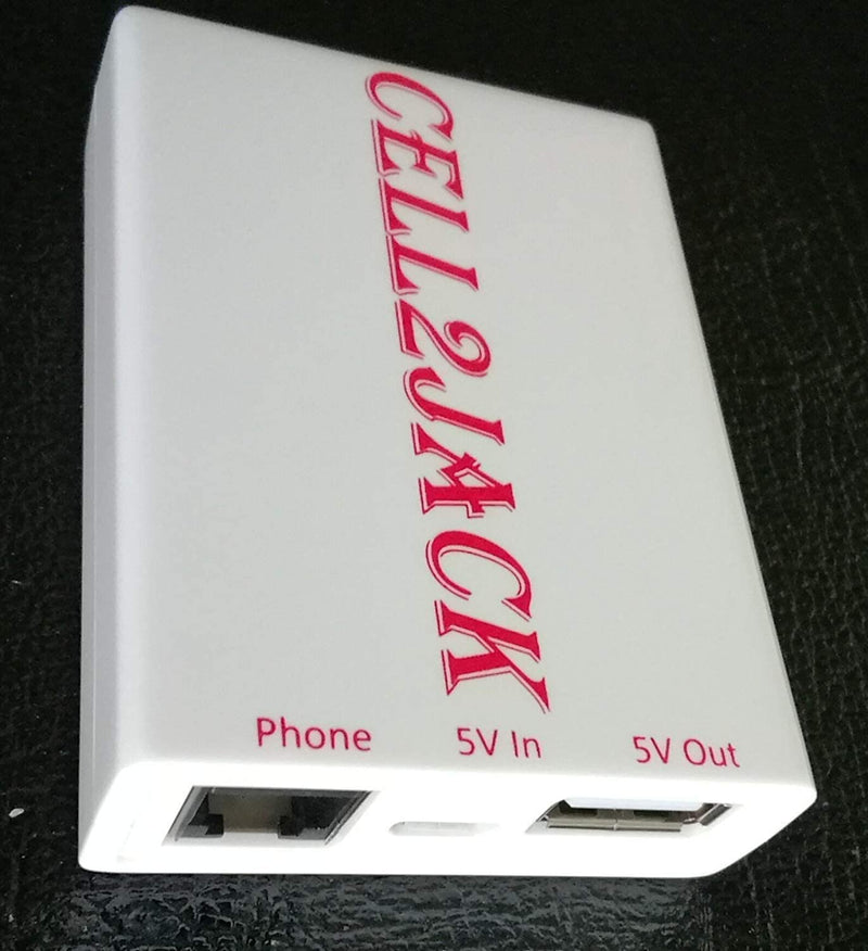 [Australia - AusPower] - CELL2JACK - Cellphone to Home Phone Adapter, Make and Receive Cell Phone Call on Your landline Phone Free - Cell Phone to Landline Dock - Cell to Landline Converter 