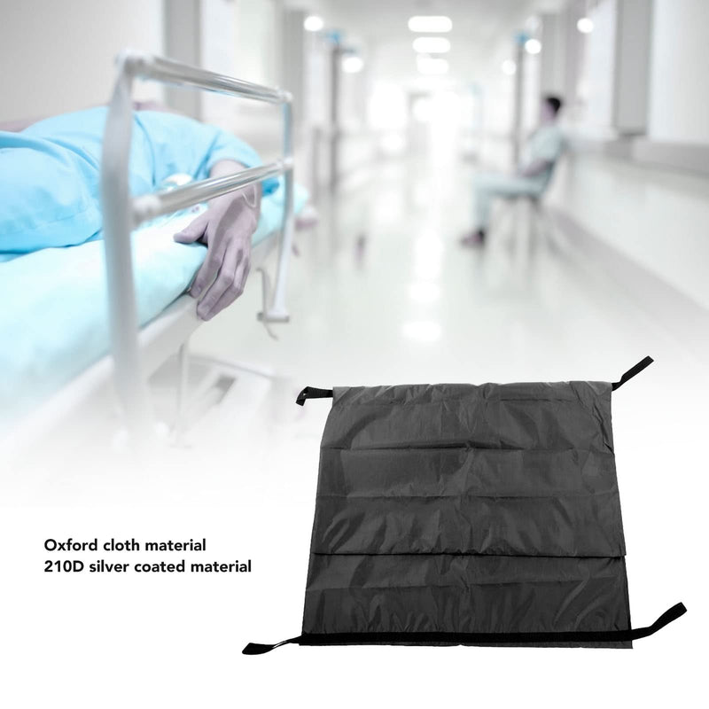 Emergency Cadaver Body Bag, 210D Leakage Proof Dead Body Bags for Funeral Hospital Transportation (Black) (210 * 75CM) 210*75CM