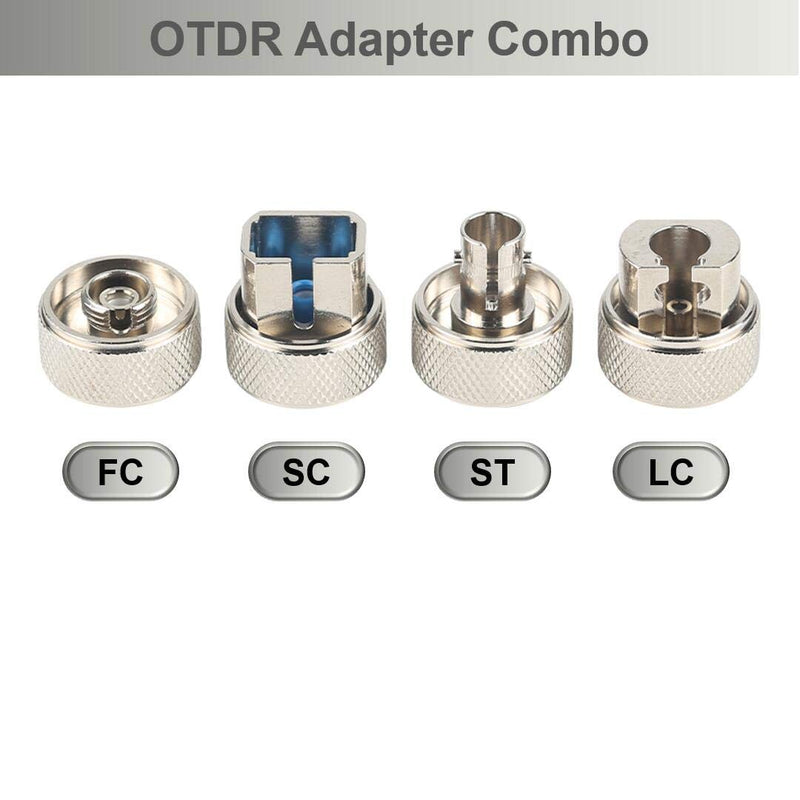 [Australia - AusPower] - OTDR Adapter FC SC ST LC Connector Fiber Optic Adaptors for OTDR Tester (Adapter Combo) Adapter Combo 