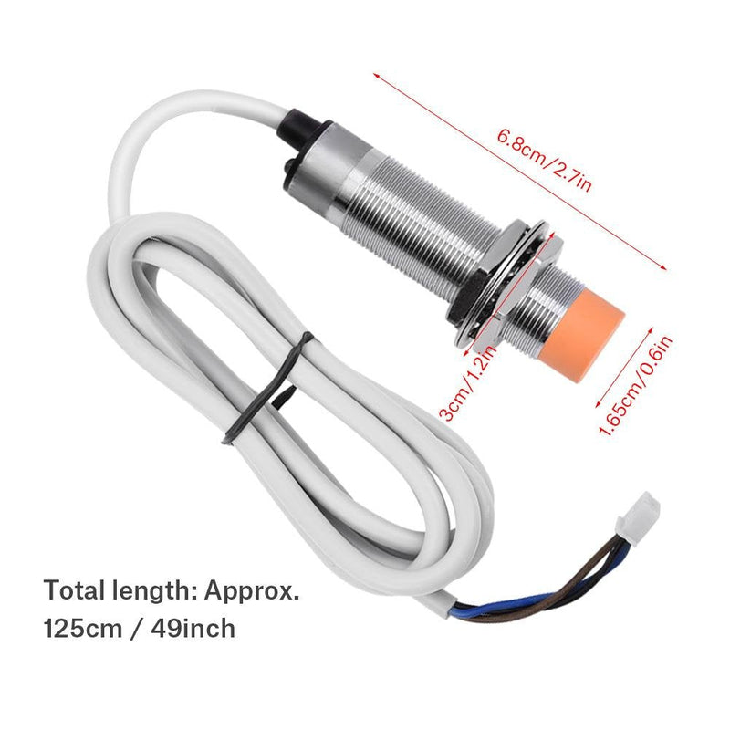 [Australia - AusPower] - Inductive Proximity Sensor, LJ18A3-8-Z/BX DC 0.6-3V 3-Wire Inductive Proximity Sensor Detection Switch for 3D Printer 