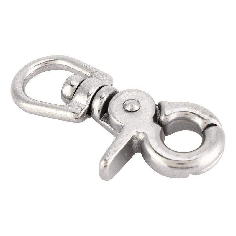 [Australia - AusPower] - Durable Stainless Steel Trigger Bolt Snap Clip Hook Set Metal Swivel Eye Lobster Clasp for Pet Leash for Houseboat Accessories 
