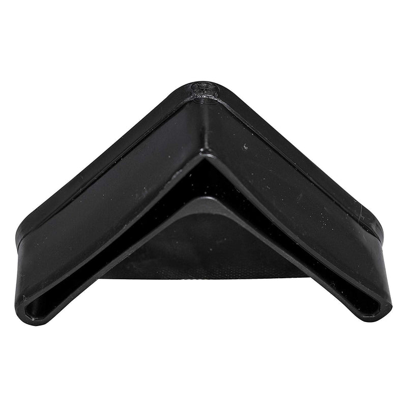 [Australia - AusPower] - Prescott Plastics 1.5" Inch Angle Iron Plug Insert (10 Pack), Black L Shaped End Cap for Metal Tubing, Fence, Glide Insert for Pipe Post, Chairs and Furniture Legs 10 Pack 1.5" 